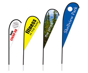 Teardrop Flags | Banners.com